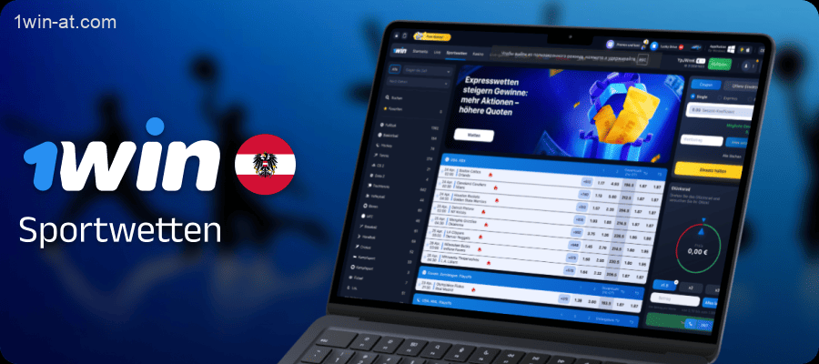 Wetten auf verschiedene Sportarten bei 1win in Österreich