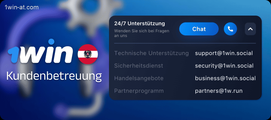 1win Support in Österreich