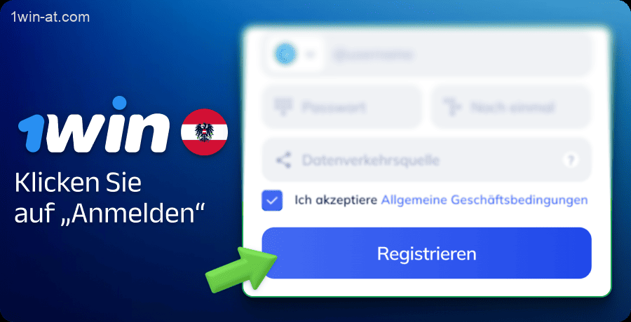Klicken Sie auf die Schaltfläche "Anmelden" bei 1win Partners