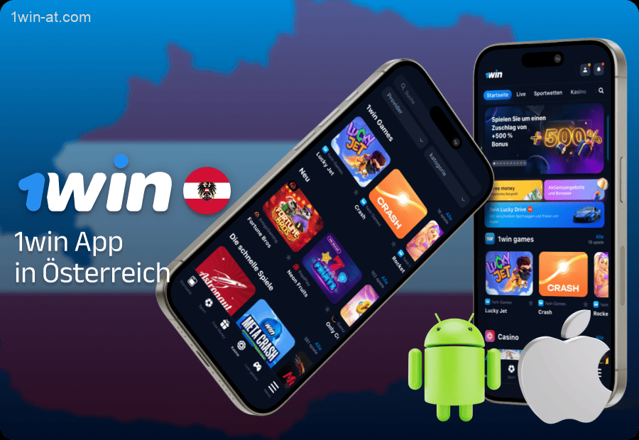 Mobile Anwendung für Android und iOS für Spieler aus Österreich