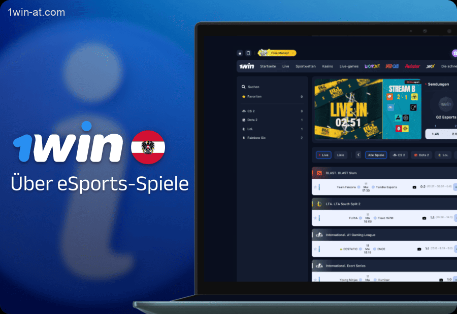 Informationen über eSports bei 1win Österreich