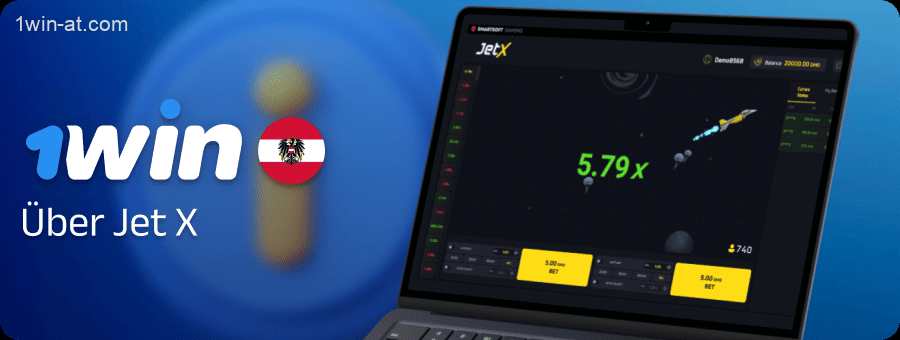 Informationen zum Spiel JetX auf 1win