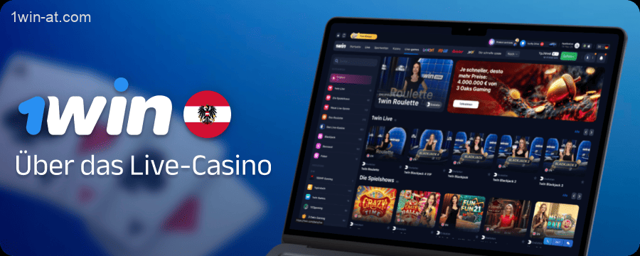 Live Casino Informationen zu 1win in Österreich