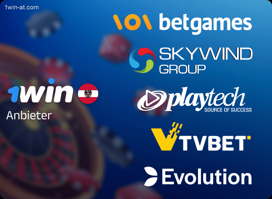 Anbieter von Live-Spielen auf 1win Österreich