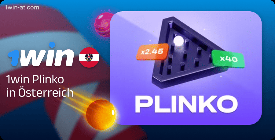 Plinko Spiel bei 1win für Spieler aus Österreich