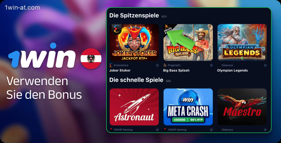 Nutzen Sie den 1win-Bonus innerhalb von 7 Tagen