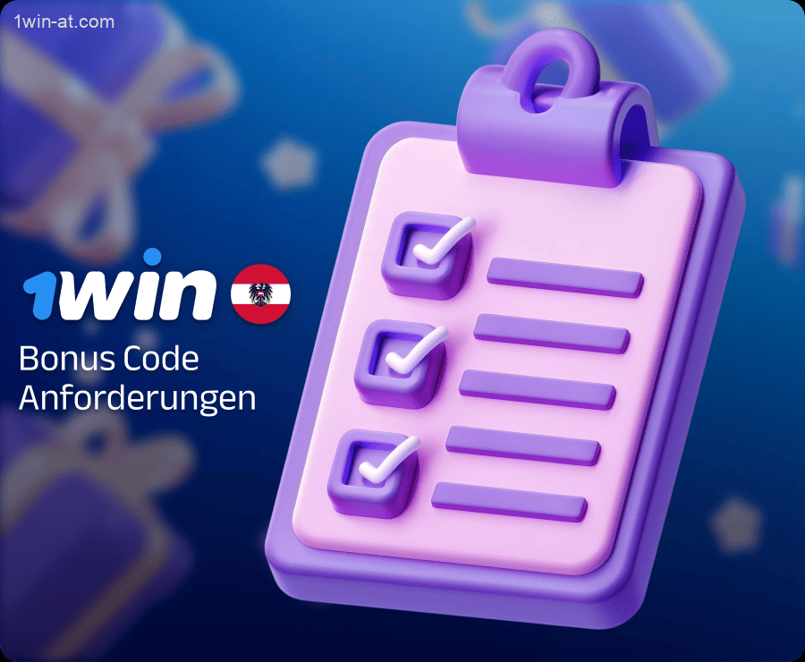 Kriterien für die Verwendung des 1win-Bonuscodes in Österreich