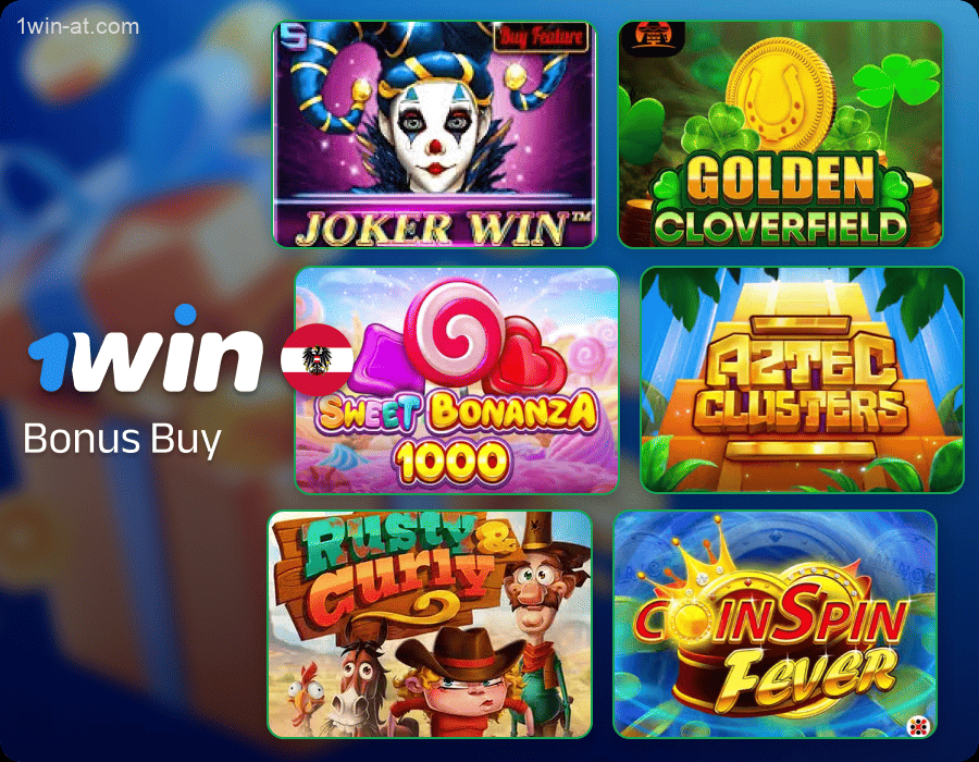 Bonusspiele auf der 1win-Website in Österreich