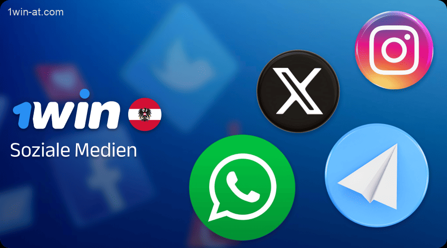 Soziale Netzwerke und Messenger zur Unterstützung österreichischer Spieler 1win