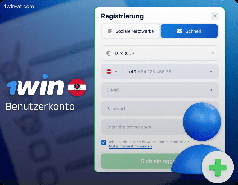 Regeln für die Kontoerstellung bei 1win Österreich